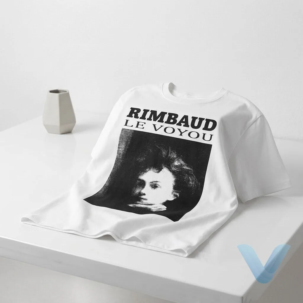 BTS Jungkook Rimbaud Le Voyou graphic-print T shirt Arthur Rimbaud French Poet Tee BTS Jungkook Rimbaud Le Voyou graphic-print T shirt Arthur Rimbaud French Poet Tee – image 4 of 5