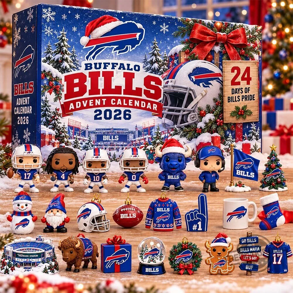 Buffalo Bills Advent Calendar 2026 24 Days Of NFL Holiday Surprises And Collectibles 3 Buffalo Bills Advent Calendar 2026 24 Days Of NFL Holiday Surprises And Collectibles