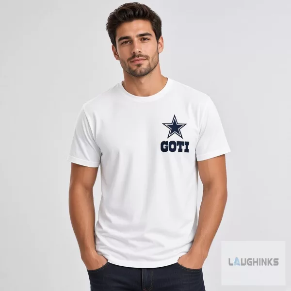 Dallas Cowboys Star GOTI T Shirt American Football Game Day Apparel