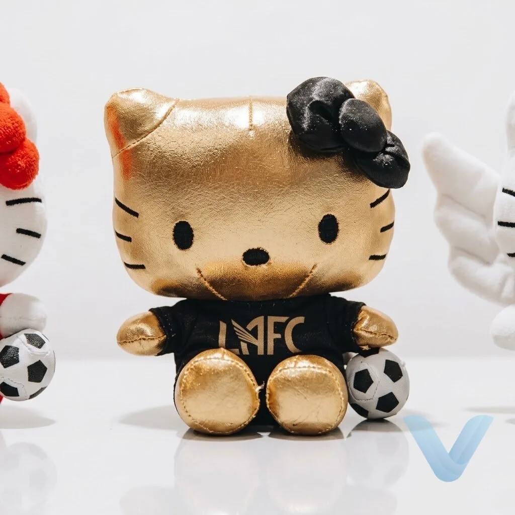 Sanrio Hello Kitty plush toys Hello Kitty Night Los Angeles Football Club (LAFC) 5 Sanrio Hello Kitty plush toys Hello Kitty Night Los Angeles Football Club (LAFC)