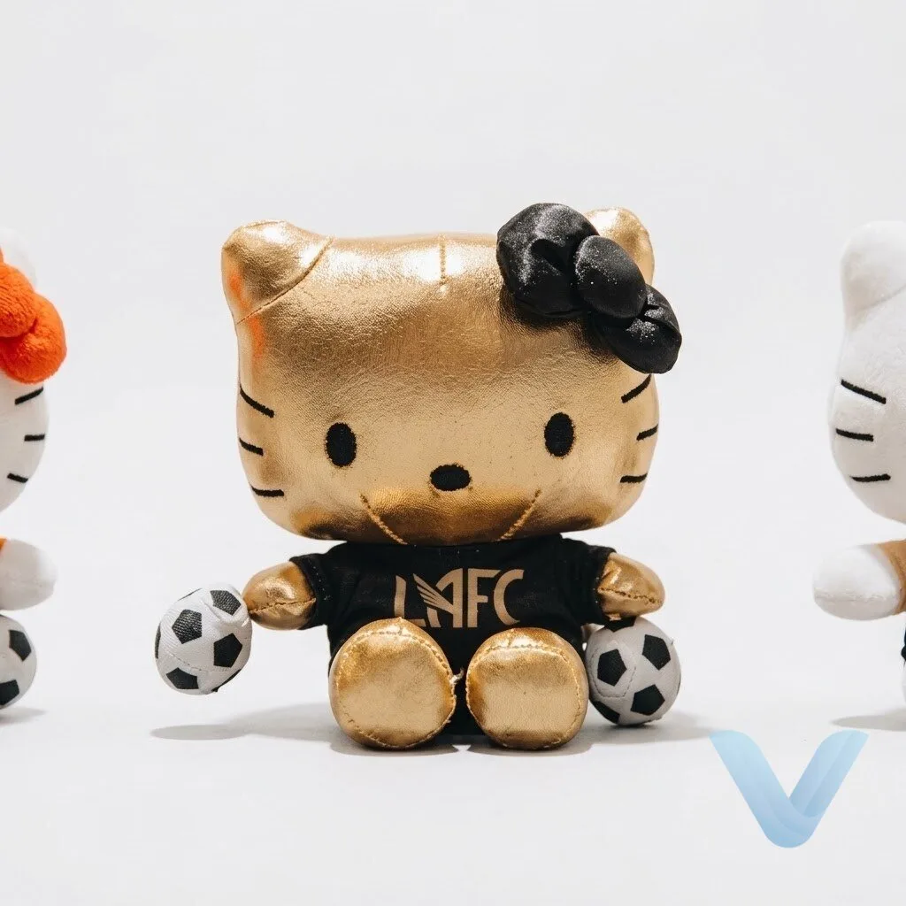 Sanrio Hello Kitty plush toys Hello Kitty Night Los Angeles Football Club (LAFC) 6 Sanrio Hello Kitty plush toys Hello Kitty Night Los Angeles Football Club (LAFC)