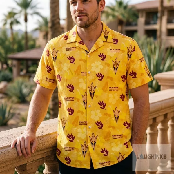 ASU Sun Devils Gila River Hawaiian Shirt 10/10/2026 SGA