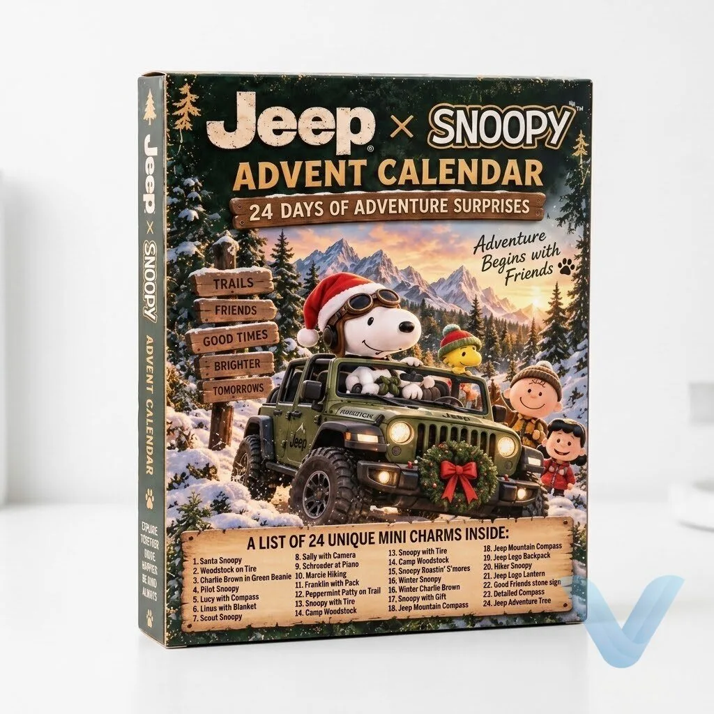 Jeep x Peanuts Snoopy Advent Calendar features 24 days of adventure 8 Jeep x Peanuts Snoopy Advent Calendar features 24 days of adventure