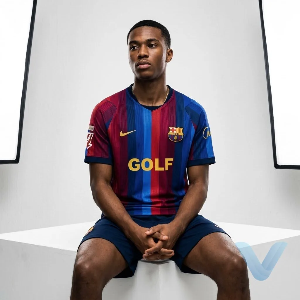 FC Barcelona x Spotify x Tyler The Creator x GOLF WANG Jersey 12 FC Barcelona x Spotify x Tyler The Creator x GOLF WANG Jersey