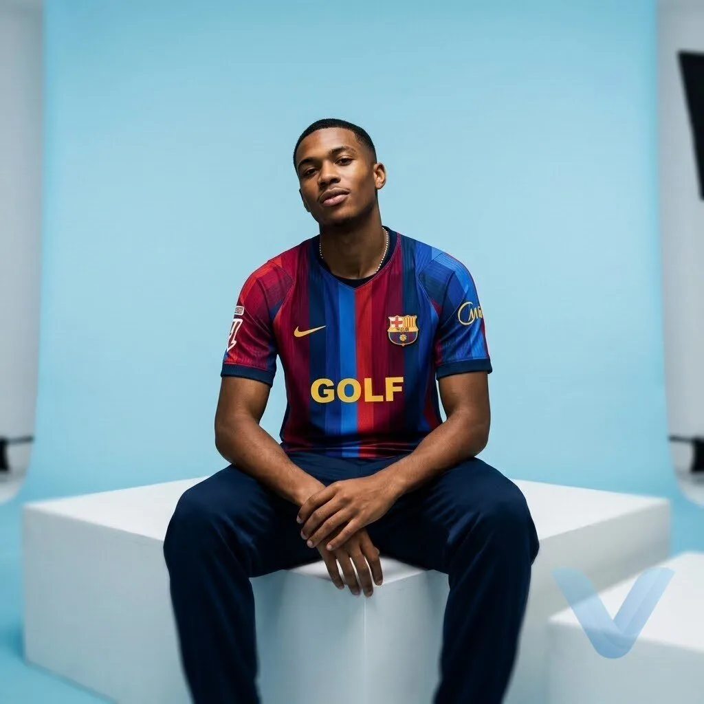 FC Barcelona x Spotify x Tyler The Creator x GOLF WANG Jersey 15 FC Barcelona x Spotify x Tyler The Creator x GOLF WANG Jersey