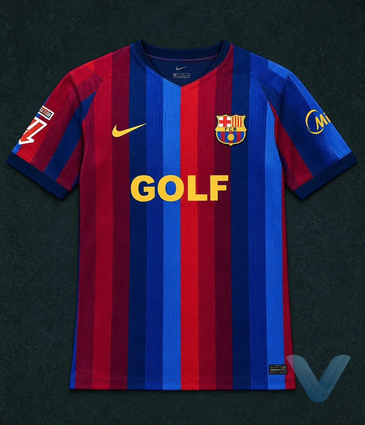 FC Barcelona x Spotify x Tyler The Creator x GOLF WANG Jersey 16 FC Barcelona x Spotify x Tyler The Creator x GOLF WANG Jersey