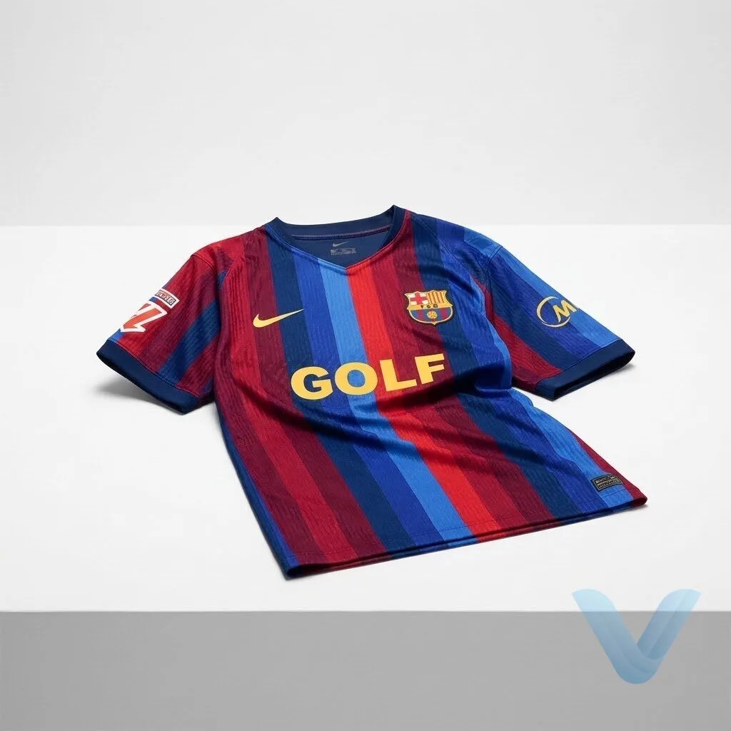 FC Barcelona x Spotify x Tyler The Creator x GOLF WANG Jersey 17 FC Barcelona x Spotify x Tyler The Creator x GOLF WANG Jersey