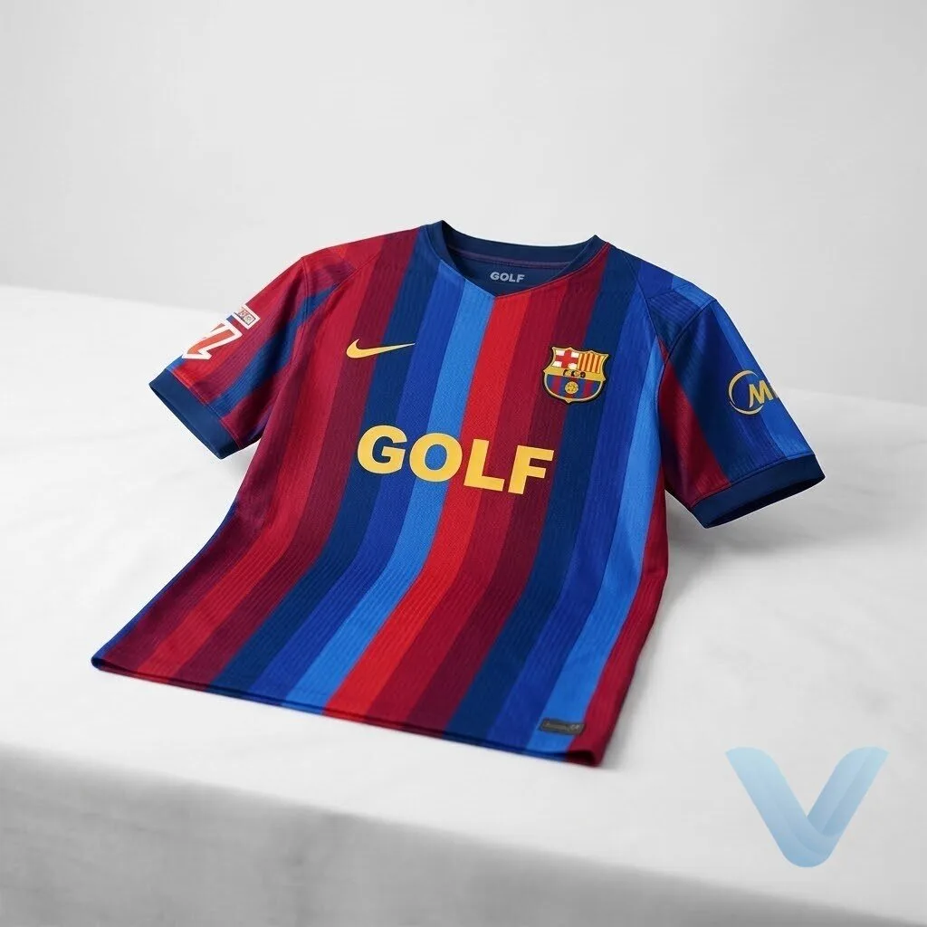 FC Barcelona x Spotify x Tyler The Creator x GOLF WANG Jersey 18 FC Barcelona x Spotify x Tyler The Creator x GOLF WANG Jersey