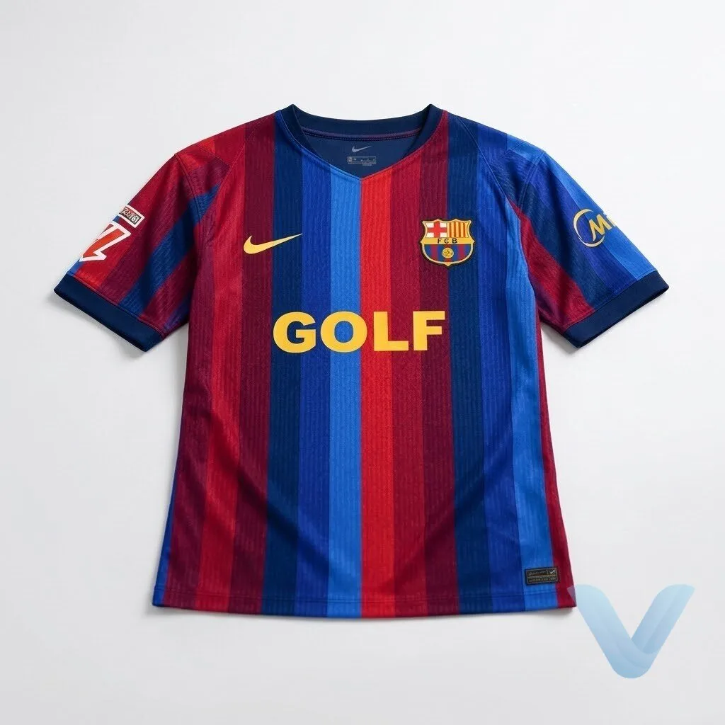 FC Barcelona x Spotify x Tyler The Creator x GOLF WANG Jersey 19 FC Barcelona x Spotify x Tyler The Creator x GOLF WANG Jersey