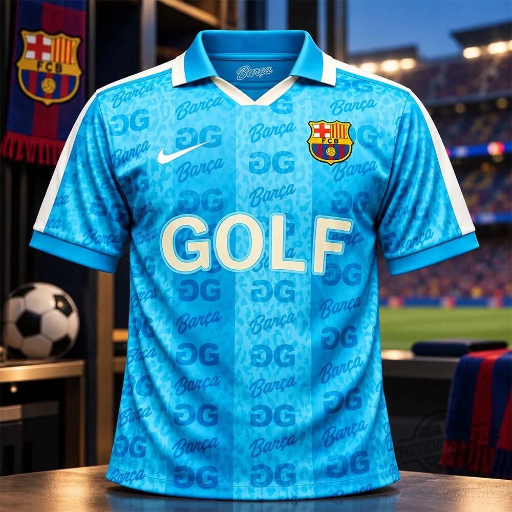 FC Barcelona x Tyler The Creator GOLF WANG Jersey Shirt 2026 6 FC Barcelona x Tyler The Creator GOLF WANG Jersey Shirt 2026