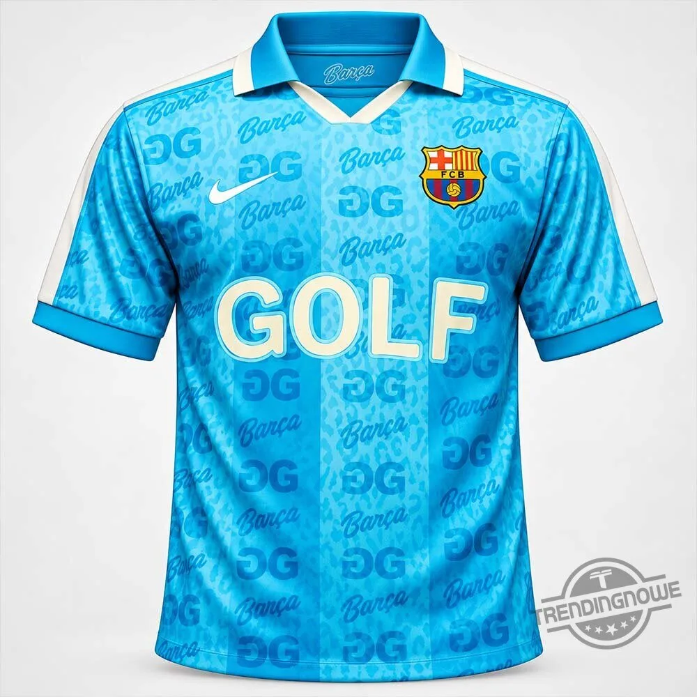 FC Barcelona x Tyler The Creator GOLF WANG Jersey Shirt 2026 7 FC Barcelona x Tyler The Creator GOLF WANG Jersey Shirt 2026