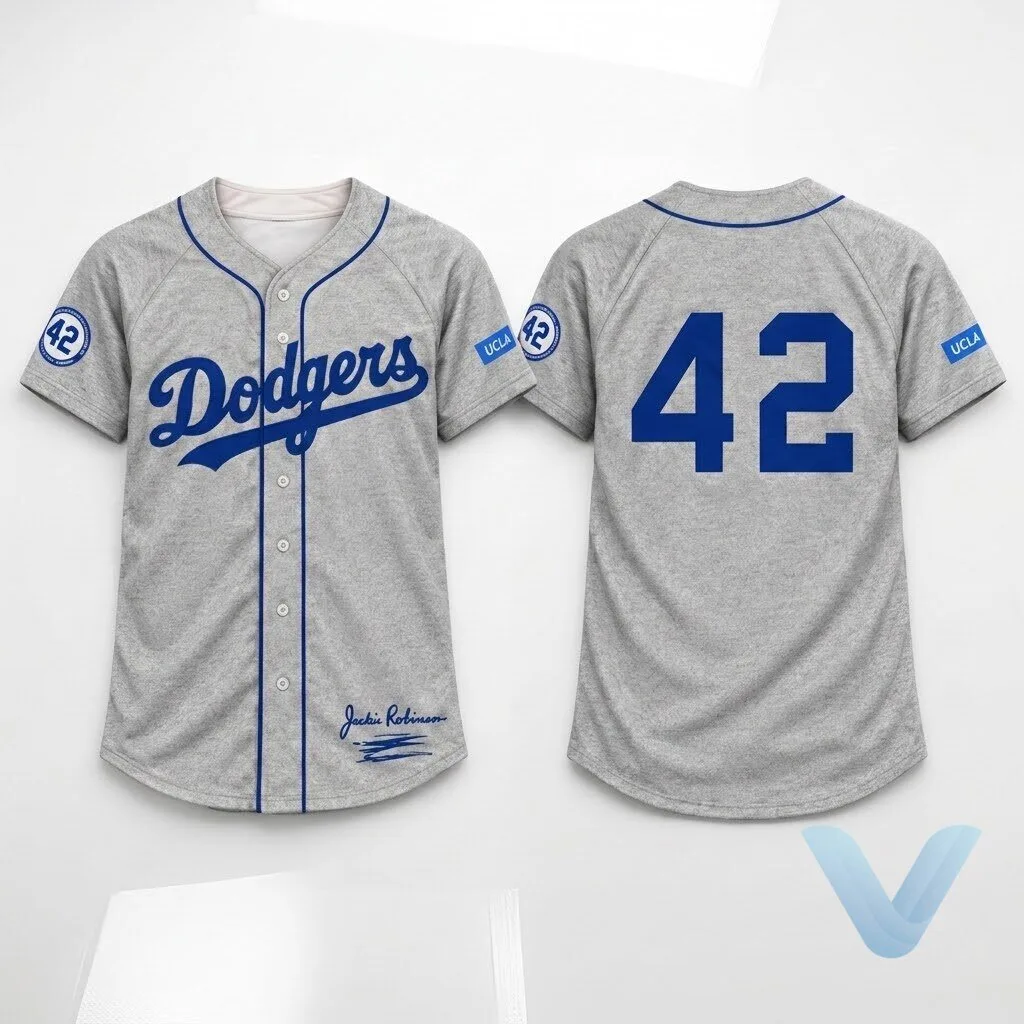 2026 Los Angeles Dodgers LA Dodgers Jackie Robinson Number 42 Jersey Giveaway 6 2026 Los Angeles Dodgers LA Dodgers Jackie Robinson Number 42 Jersey Giveaway