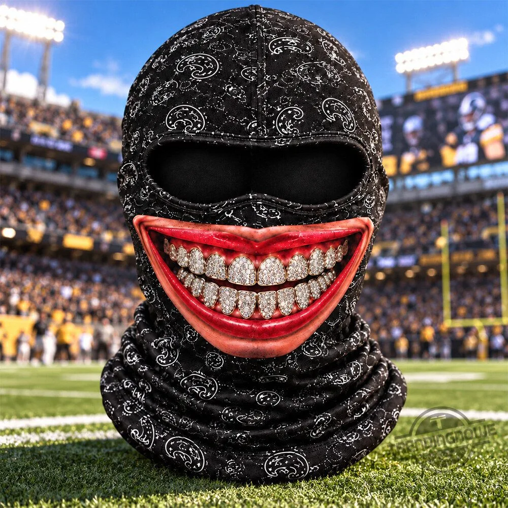Gridirongrins Justin Fields Diamond Grillz Ski Mask Balaclava Football Hood 7 Gridirongrins Justin Fields Diamond Grillz Ski Mask Balaclava Football Hood