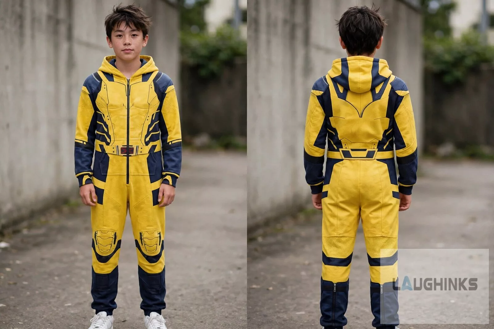 Hugh Jackman Deadpool 3 Wolverine Cosplay Costume Hoodie Jumpsuit 3 Hugh Jackman Deadpool 3 Wolverine Cosplay Costume Hoodie Jumpsuit