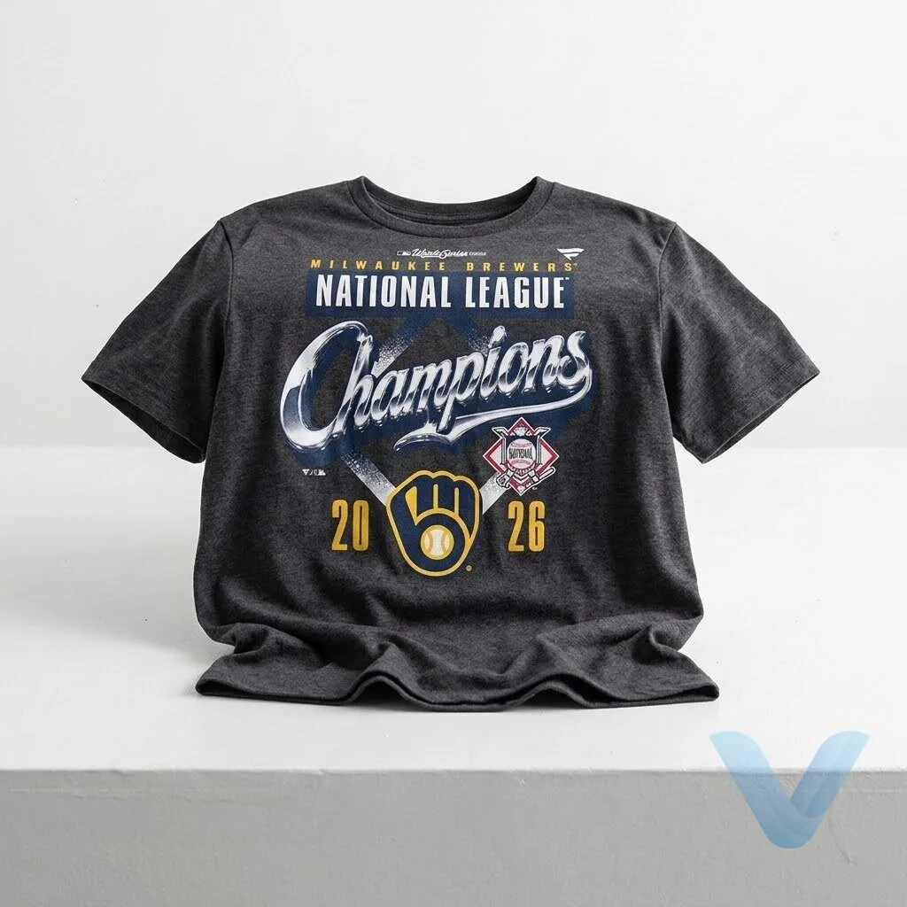 Milwaukee Brewers 2026 National League Champions shirt Milwaukee Brewers 2026 National League Champions shirt – image 2 of 4