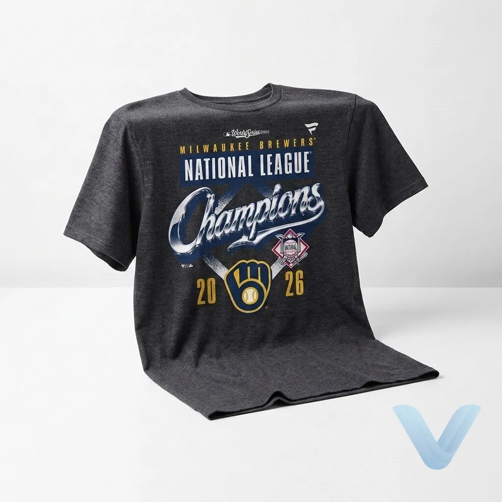 Milwaukee Brewers 2026 National League Champions shirt Milwaukee Brewers 2026 National League Champions shirt – image 3 of 4