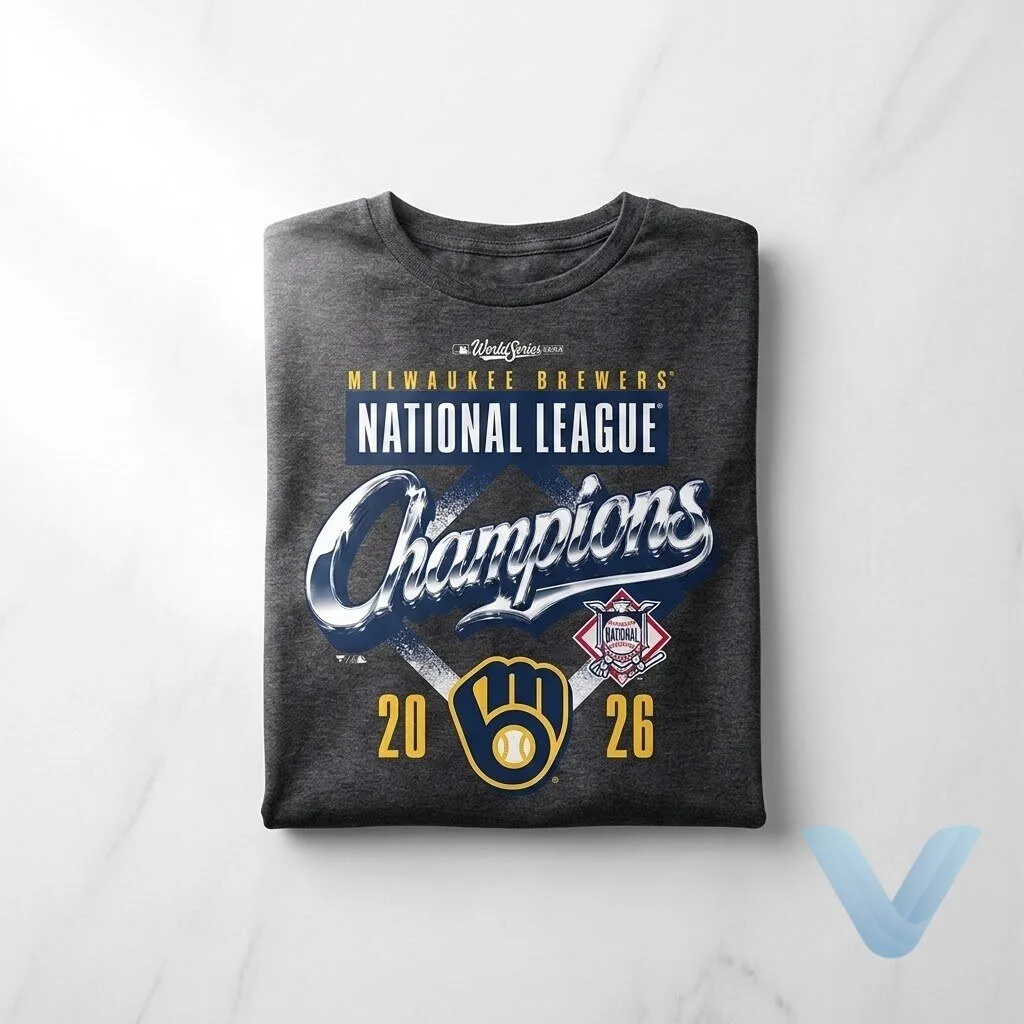 Milwaukee Brewers 2026 National League Champions shirt Milwaukee Brewers 2026 National League Champions shirt – image 4 of 4