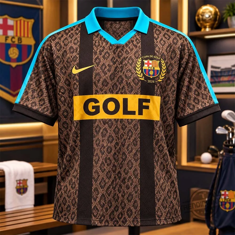 "Must-Have 2026 Fashion: Unique Shirts and Exclusive Headband Giveaway" 3 FC Barcelona x GOLF WANG El Clasico Concept Jersey Shirt 2026