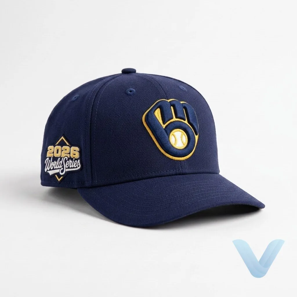 Milwaukee Brewers World Series 2026 Patch Hat gift cap 5 Milwaukee Brewers World Series 2026 Patch Hat gift cap