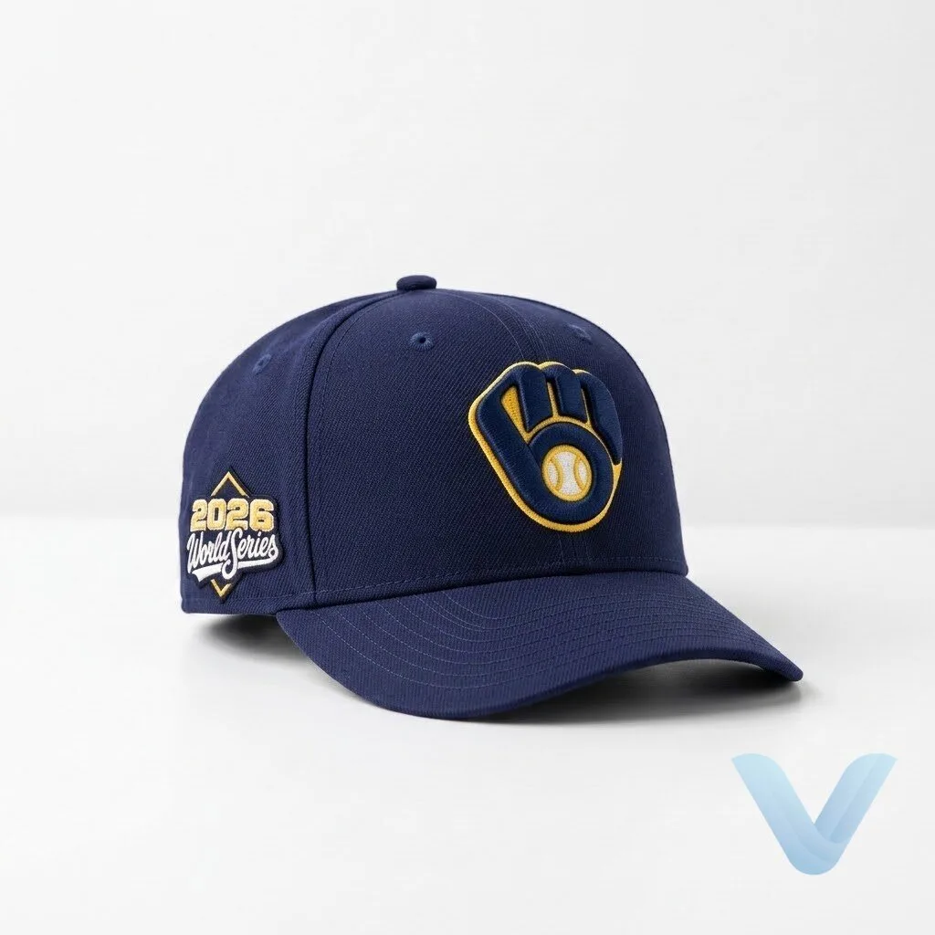 Milwaukee Brewers World Series 2026 Patch Hat gift cap 6 Milwaukee Brewers World Series 2026 Patch Hat gift cap