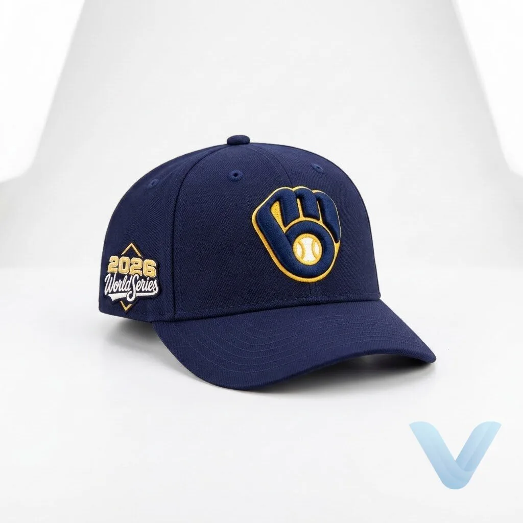 Milwaukee Brewers World Series 2026 Patch Hat gift cap 8 Milwaukee Brewers World Series 2026 Patch Hat gift cap
