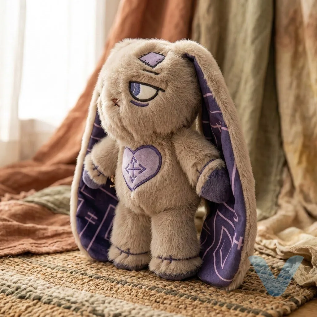Decision Fatigue Rabbit plush Plushie Dreadfuls 13 Decision Fatigue Rabbit plush Plushie Dreadfuls