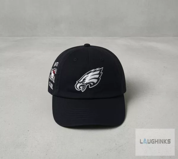 Philadelphia Eagles Anti Social Social Club Hello Kitty Baseball Cap Football Streetwear Adjustable Hat