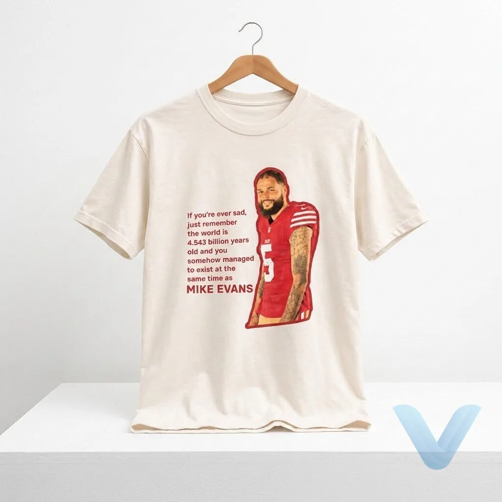 San Francisco 49ers George Kittle custom Mike Evans t shirt 1 San Francisco 49ers George Kittle custom Mike Evans t shirt