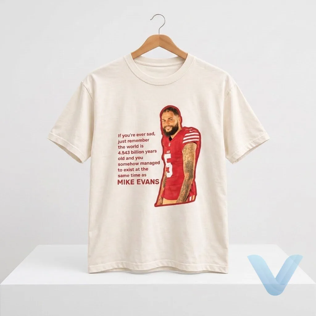 San Francisco 49ers George Kittle custom Mike Evans t shirt San Francisco 49ers George Kittle custom Mike Evans t shirt – image 4 of 5