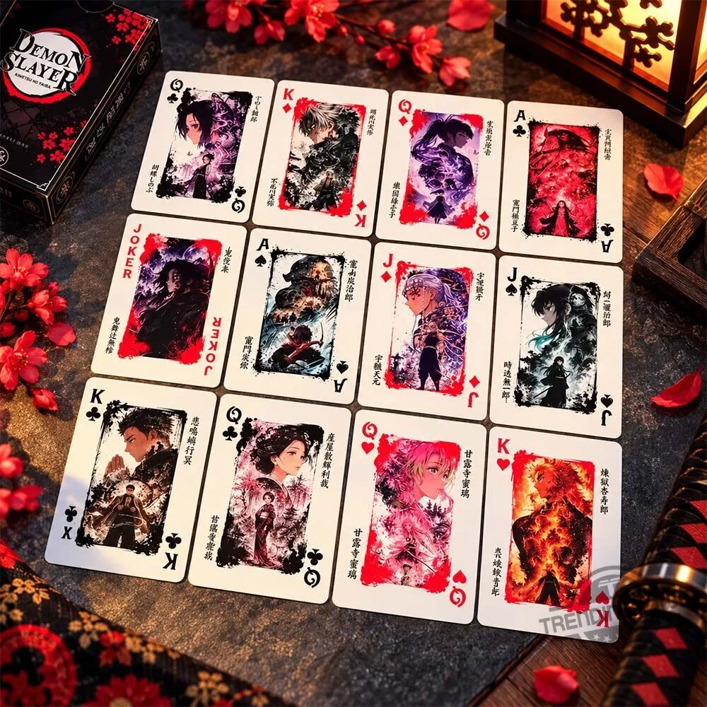 Demon Slayer Kimetsu no Yaiba Playing Cards Deck Poker Collectible 2026 10 Demon Slayer Kimetsu no Yaiba Playing Cards Deck Poker Collectible 2026
