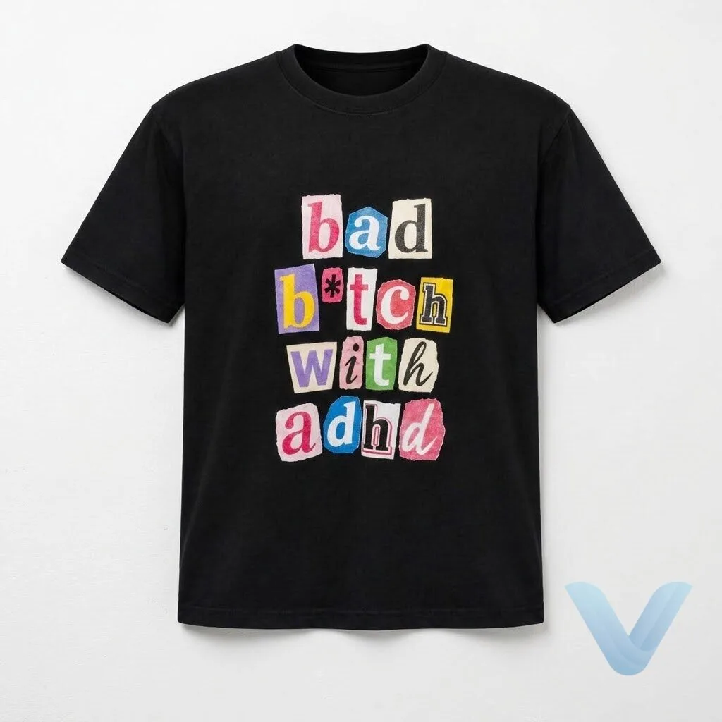 Bad Bitch With ADHD Paris Hilton Shirt hoodie sweatshirt Bad Bitch With ADHD Paris Hilton Shirt hoodie sweatshirt – image 2 of 4