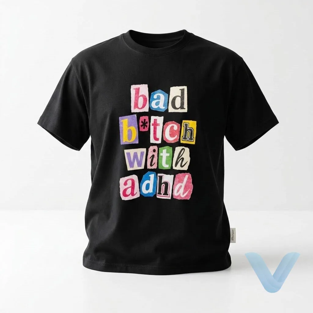 Bad Bitch With ADHD Paris Hilton Shirt hoodie sweatshirt Bad Bitch With ADHD Paris Hilton Shirt hoodie sweatshirt – image 4 of 4