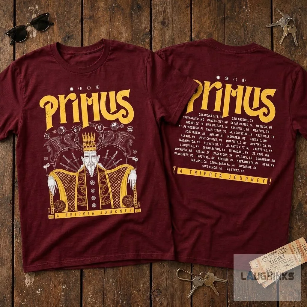 Primus Band Shirt No Kings Shirt by a Lady in Trump’s rally 3 Primus Band Shirt No Kings Shirt by a Lady in Trump’s rally
