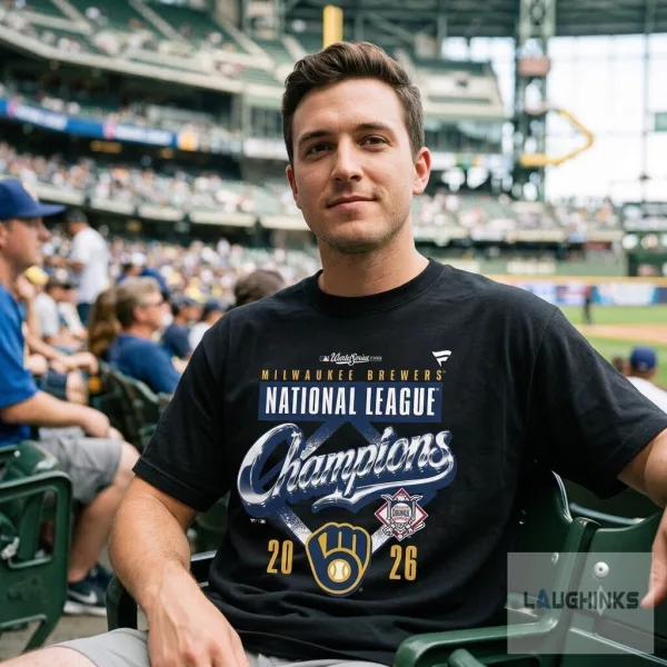 Milwaukee Brewers 2026 National League Champions Locker Room T-Shirt
