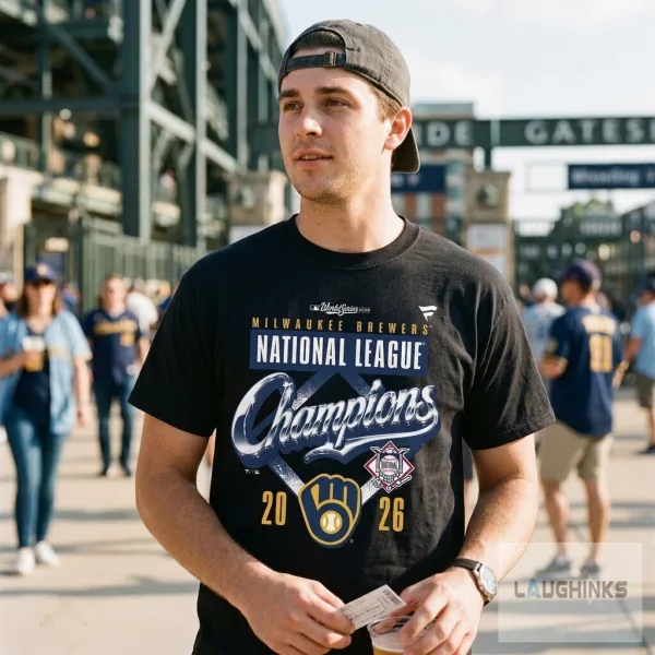 Milwaukee Brewers 2026 National League Champions Locker Room T-Shirt