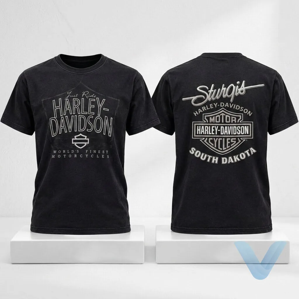 Hailey Bieber Harley Davidson Worlds Finest Motor Cycles T Shirt