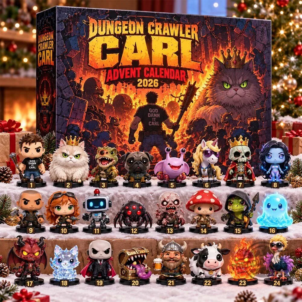 Dungeon Crawler Carl Advent Calendar 2026 24 Day Holiday Countdown Box