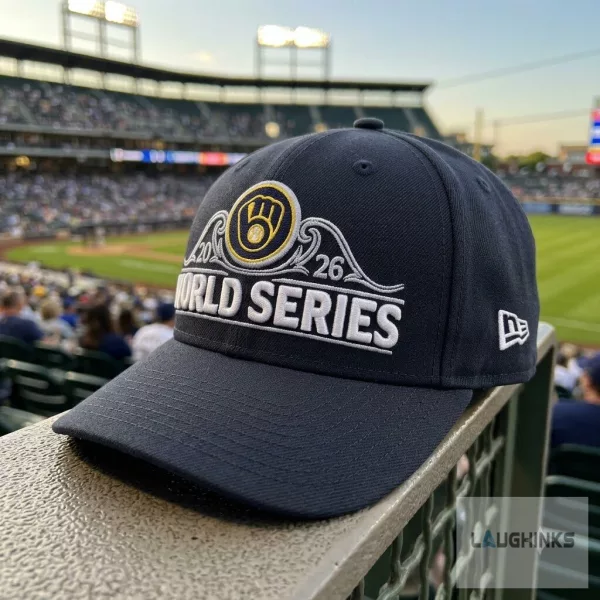 Milwaukee Brewers 2026 World Series Snapback Hat Baseball Cap 3 Milwaukee Brewers 2026 World Series Snapback Hat Baseball Cap