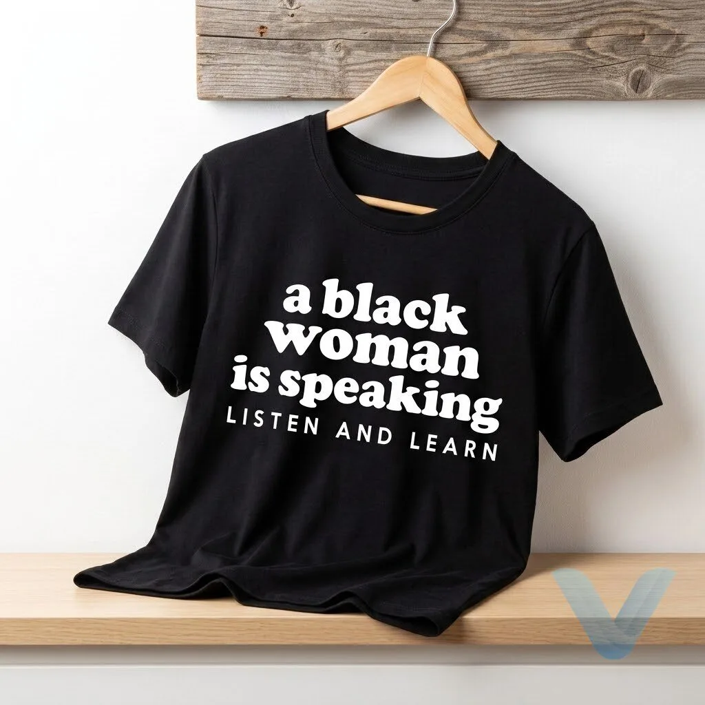 A Black Woman Is Speaking Listen And Learn T Shirt Hoodie Sweatshirt A Black Woman Is Speaking Listen And Learn T Shirt Hoodie Sweatshirt – image 2 of 4