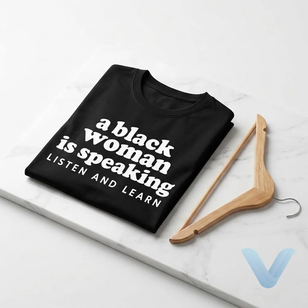A Black Woman Is Speaking Listen And Learn T Shirt Hoodie Sweatshirt A Black Woman Is Speaking Listen And Learn T Shirt Hoodie Sweatshirt – image 3 of 4