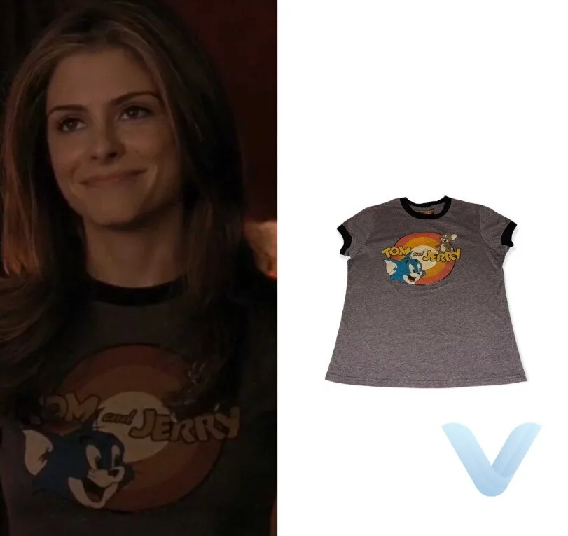 One Tree Hill Jules Emily Chambers Maria Menounos The Heart Brings You Back Hanna Barbera Tom and Jerry Ringer Tee shirt 10 One Tree Hill Jules Emily Chambers Maria Menounos The Heart Brings You Back Hanna Barbera Tom and Jerry Ringer Tee shirt