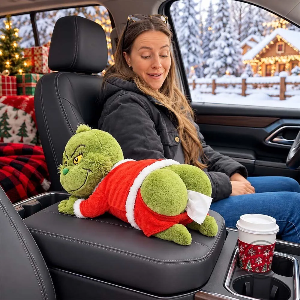 Cheekynook Grinch Butt Christmas Plush Tissue Box Holder 6 Cheekynook Grinch Butt Christmas Plush Tissue Box Holder