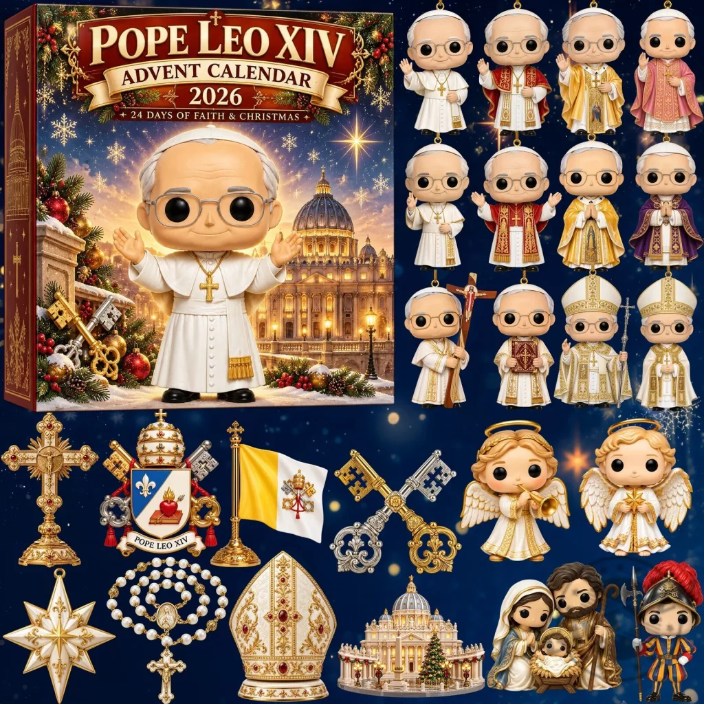 POPE LEO XIV 2026 Christmas Advent Calendar
