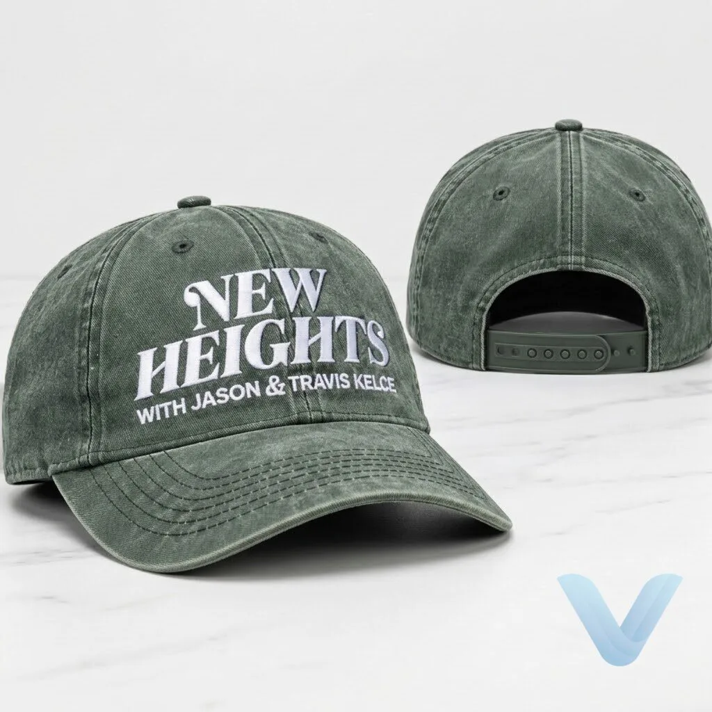 New Heights With Jason And Travis Kelce 2026 Hat gift cap 6 New Heights With Jason And Travis Kelce 2026 Hat gift cap