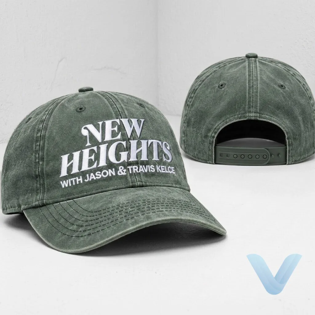 New Heights With Jason And Travis Kelce 2026 Hat gift cap 7 New Heights With Jason And Travis Kelce 2026 Hat gift cap