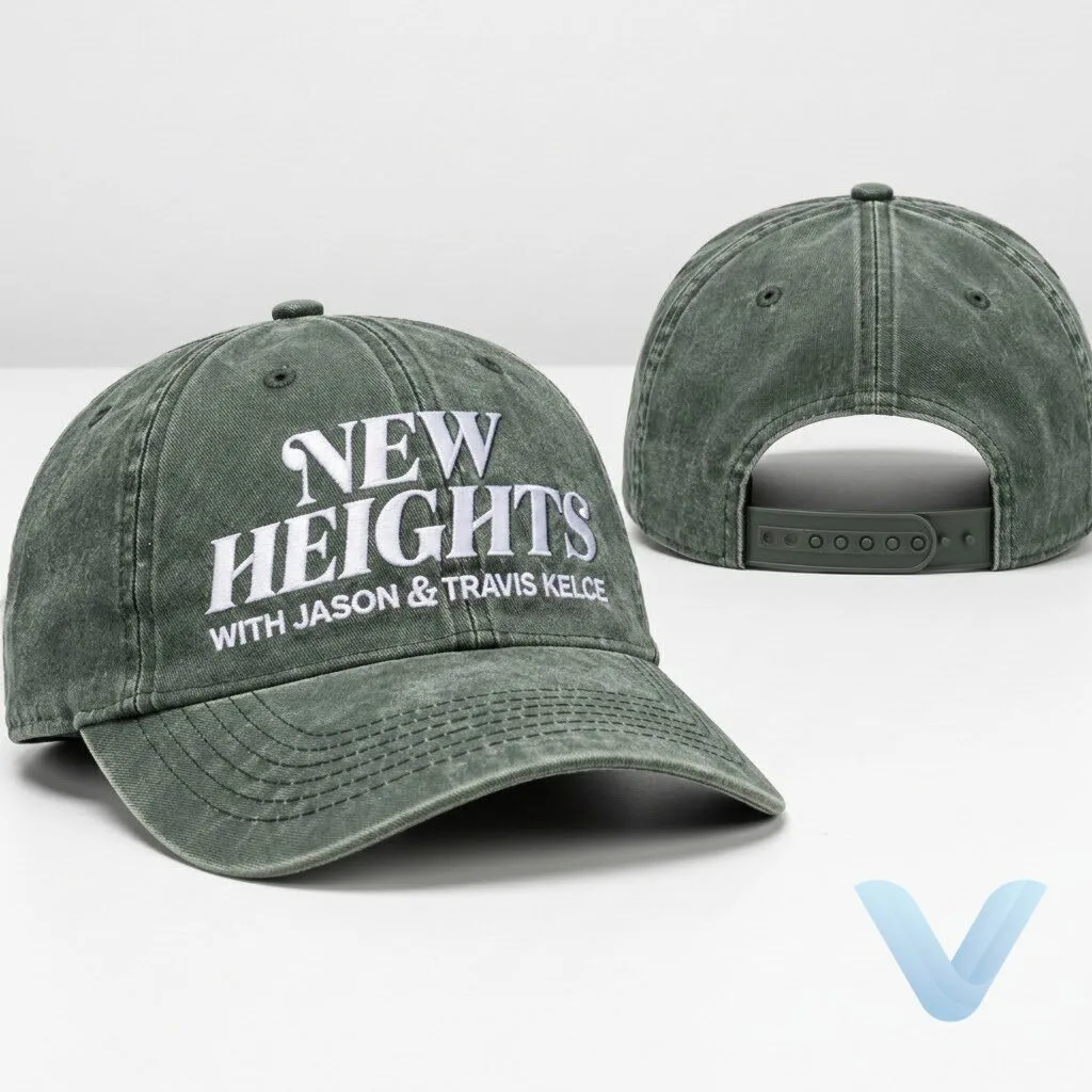 New Heights With Jason And Travis Kelce 2026 Hat gift cap 8 New Heights With Jason And Travis Kelce 2026 Hat gift cap
