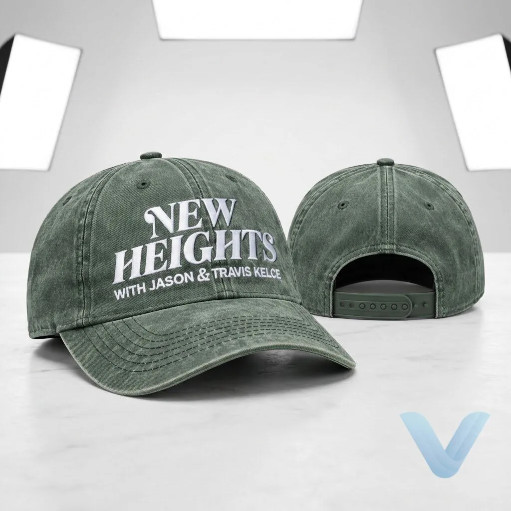 New Heights With Jason And Travis Kelce 2026 Hat gift cap 9 New Heights With Jason And Travis Kelce 2026 Hat gift cap