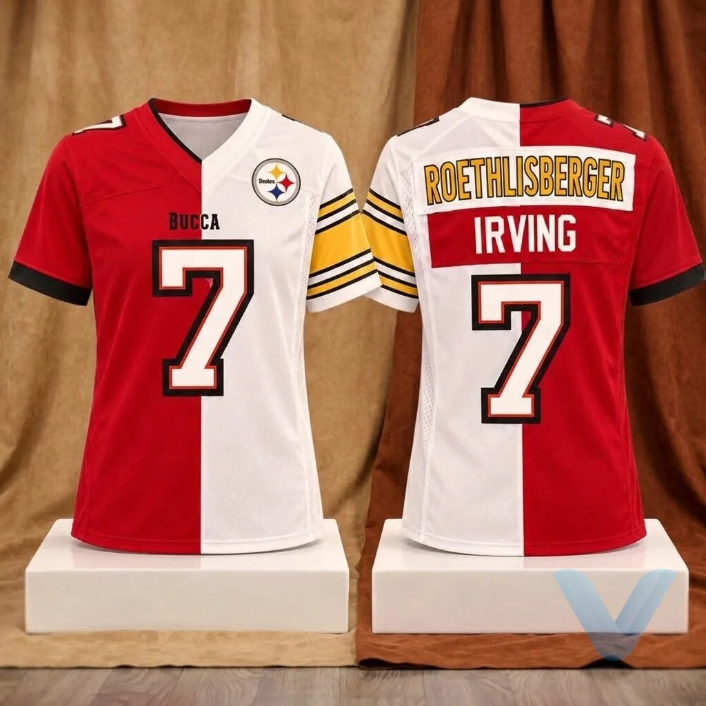 Tampa Bay Buccaneers Pittsburgh Steelers Roethlisberger Bucky Irving 2026 Jersey 8 Tampa Bay Buccaneers Pittsburgh Steelers Roethlisberger Bucky Irving 2026 Jersey