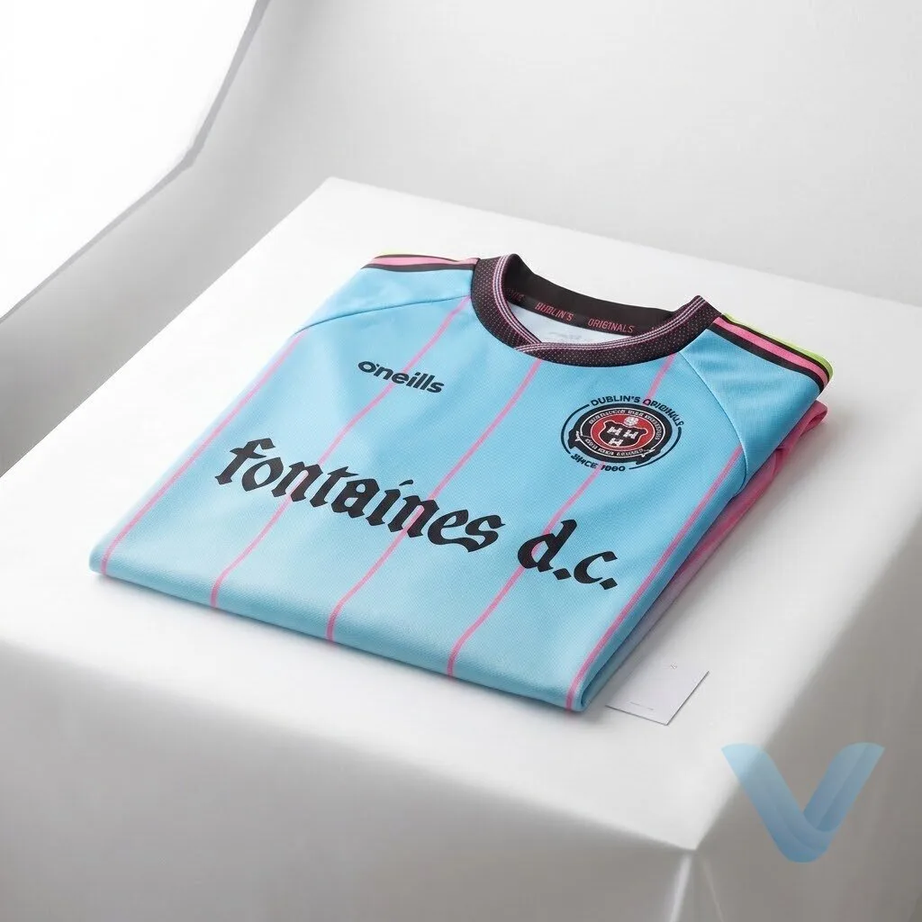 Fontaines DC Football Shirt Jersey 9 Fontaines DC Football Shirt Jersey
