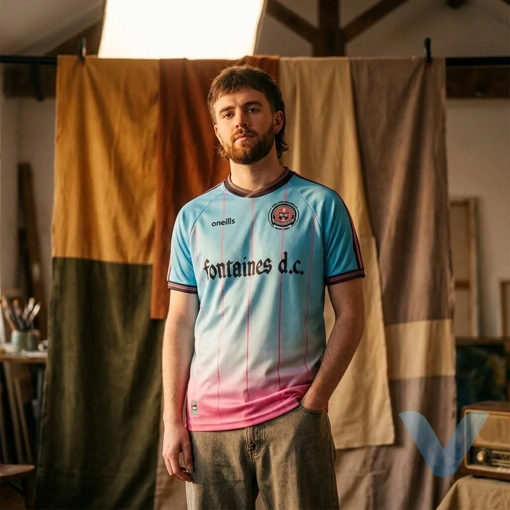 Fontaines DC Football Shirt Jersey 10 Fontaines DC Football Shirt Jersey
